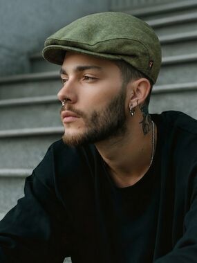 MUCROS Weavers Olive Green  Cap